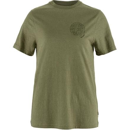 Fjällräven Womens Hemp Blend Out Here T-shirt – Grøn