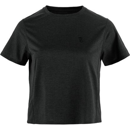Fjällräven Abisko Day Hike T-shirt Dame - Sort