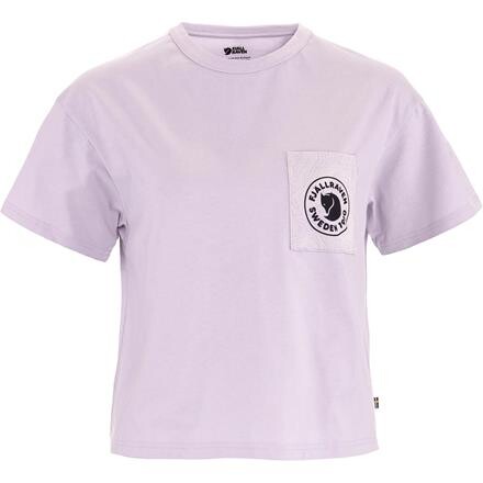 Fjällräven Womens Logo Pocket T-shirt – Lilla