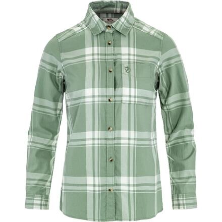 Fjällräven Womens Övik Lite Flannel Shirt – Grøn