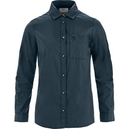 Fjällräven Womens Övik Lite Flannel Shirt – Blå