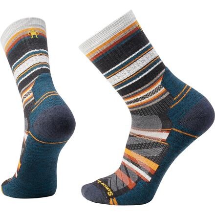 Smartwool Mens Hike Light Cushion Panorama Crew Socks – Grå