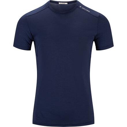 Aclima Mens LightWool 140 Trail Tee – Blå