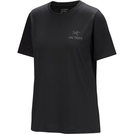 Arcteryx Womens Kragg SL Cotton Emblem Crew S/S – Sort