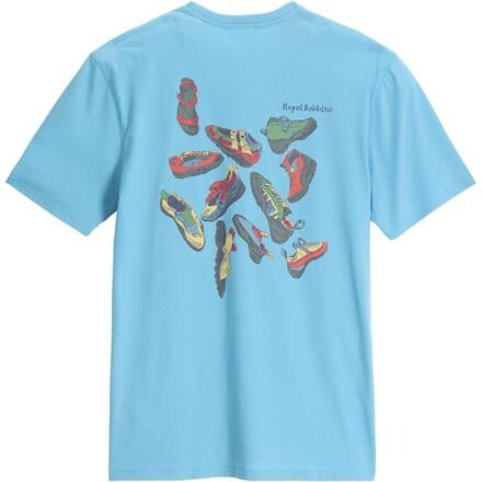 Royal Robbins Mens Rr Graphic Tee – Blå
