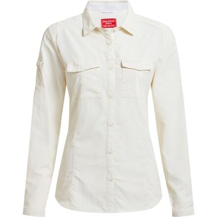 Craghoppers Womens Nosilife Adventure L/S Shirt III – Hvid