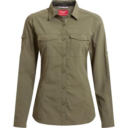 Craghoppers Womens Nosilife Adventure L/S Shirt III – Grøn