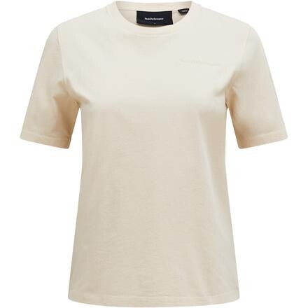 Peak Performance Womens Original Small Logo Tee – Beige