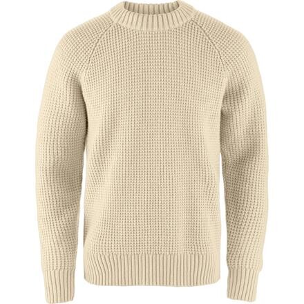 Fjällräven Mens Övik Waffle Knit – Beige