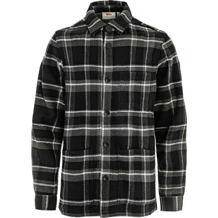 Fjällräven Mens Övik Wool Shirt – Sort