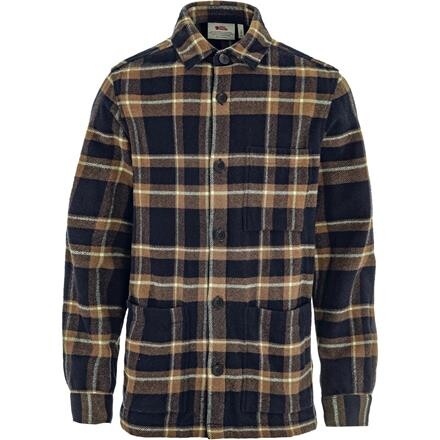 Fjällräven Mens Övik Wool Shirt – Blå