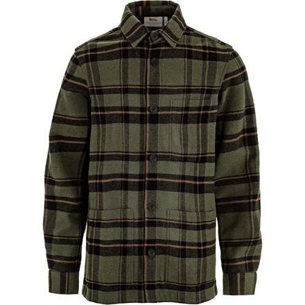 Fjällräven Mens Övik Wool Shirt – Grøn
