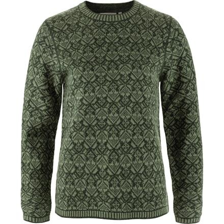 Fjällräven Snow Sweater Dame Uldtrøje - Grøn