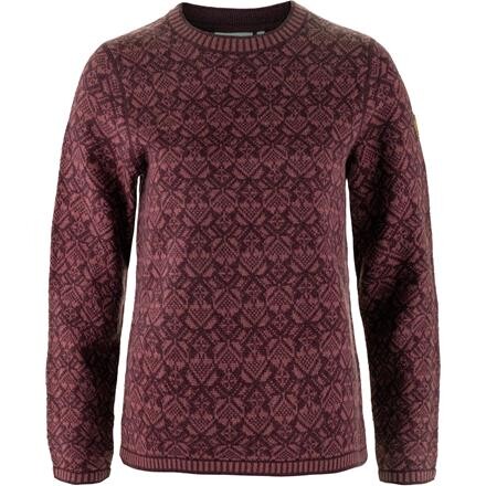 Fjällräven Womens Snow Round Neck Sweater – Rød