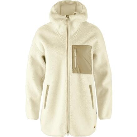 Fjällräven Womens Vardag Pile Fleece Long (Hvid (CHALK WHITE/113) X-small)