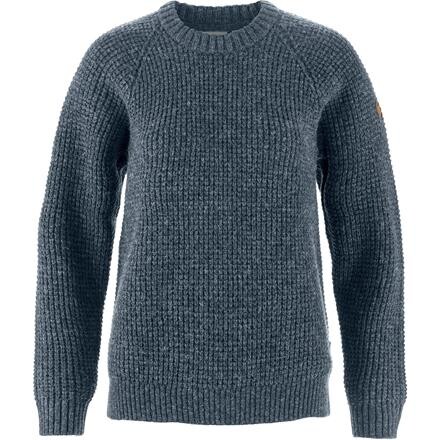 Fjällräven Womens Övik Waffle Knit – Blå
