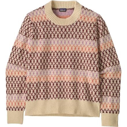 Patagonia Womens Recycled Wool-blend Crewneck Sweater – Hvid