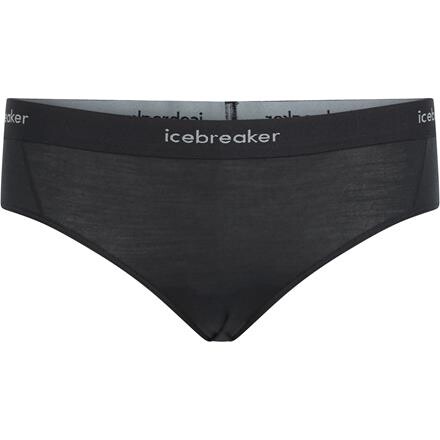 Icebreaker Womens Merino Blnd 125 Cool-lite Sprite Hipster – Sort