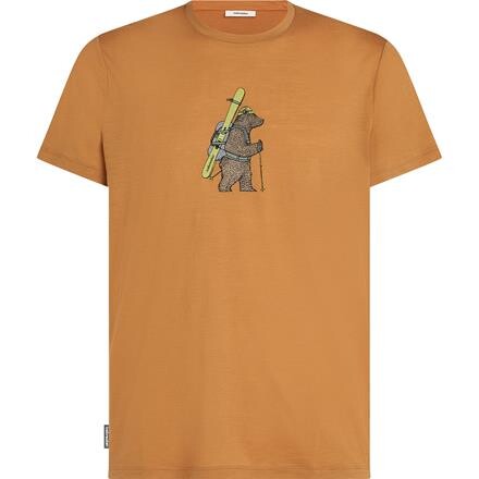 Icebreaker Mens Merino 150 Tech Lite S/S Tee Bear Tour – Brun