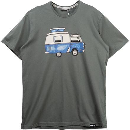 Lakor Mens Ocean Camper T-shirt – Grå