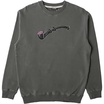 Lakor Mens Lakridspibe Crewneck – Grå