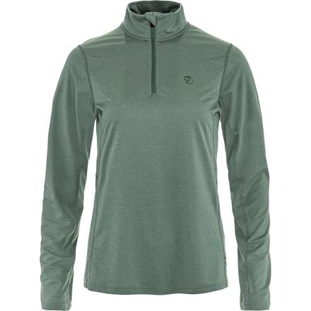 Fjällräven Womens Abisko Day Hike Half Zip – Grøn