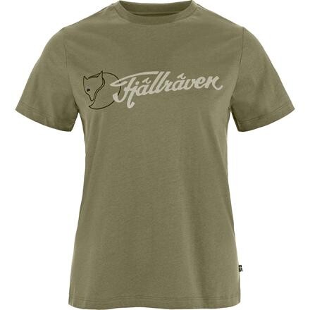 Fjällräven Womens Archive Logo T-shirt – Grøn