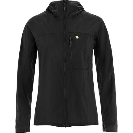 Fjällräven Womens Bergtagen Windshell Jacket – Sort
