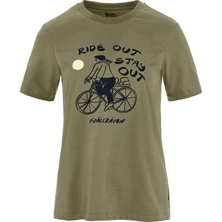 Fjällräven Womens Hoja Iväg T-shirt – Grøn