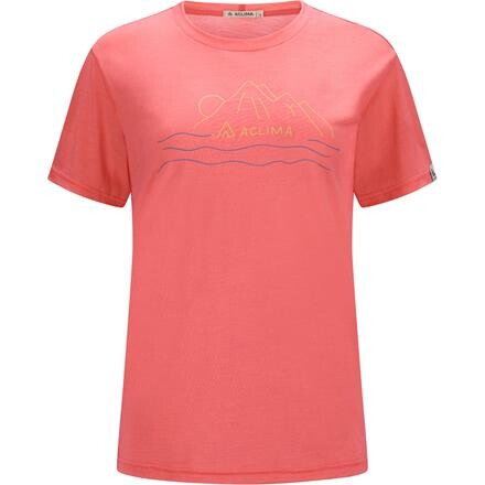 Aclima Womens LightWool 140 Tee Sunset