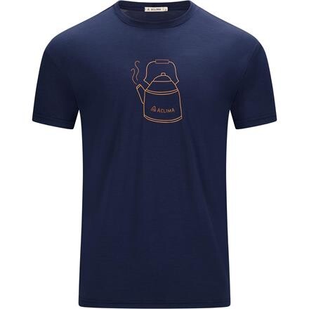Aclima Mens LightWool 140 Tee Kettle – Blå