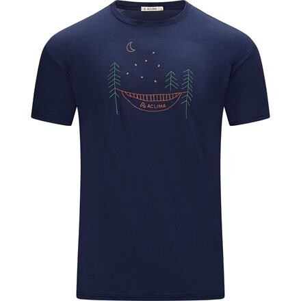 Aclima Mens LightWool 140 Tee Forest – Blå