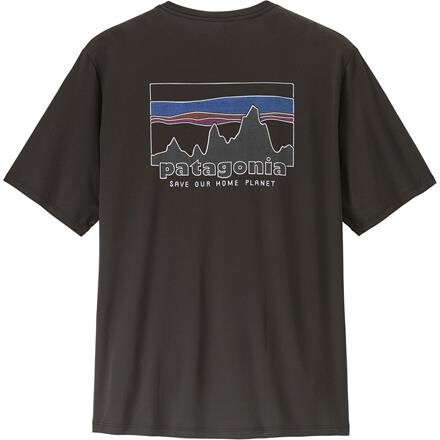 Patagonia Mens Cap Cool Daily Shirt - '73 Skyline – Sort