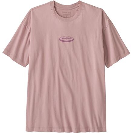 Patagonia Womens 95 Oval Logo Oversized T-shirt – Beige