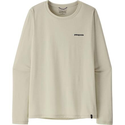 Patagonia Womens L/S Cap Cool Daily Shirt Boardshort Logo – Grå