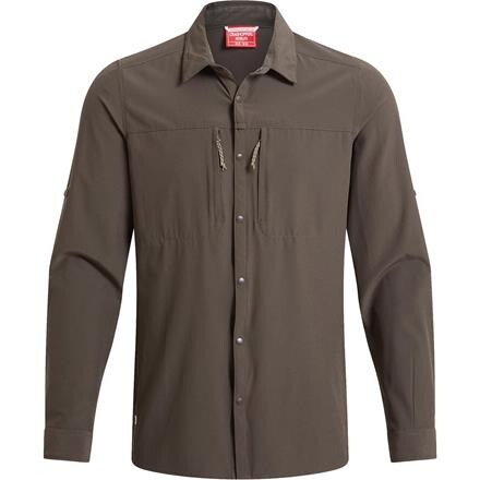 Craghoppers Mens Nosilife Pro Long Sleeved Shirt V – Grøn