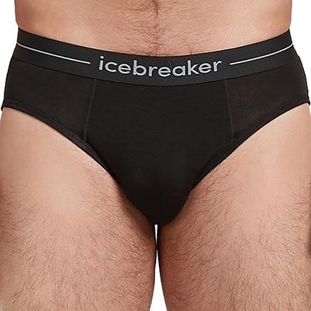 Icebreaker Mens Merino 150 Anatomica Briefs – Sort