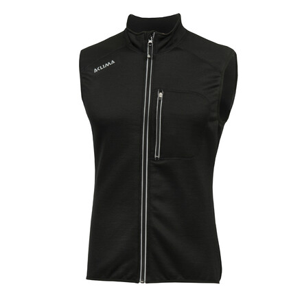 Aclima Woolshell Vest Herre Merinould - Sort