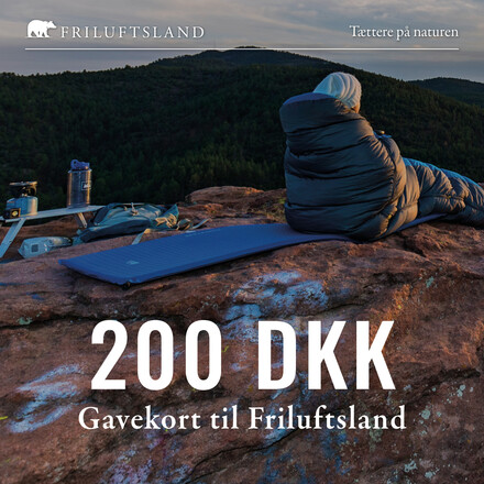 Friluftsland Gavekort 200 kr - Digitalt
