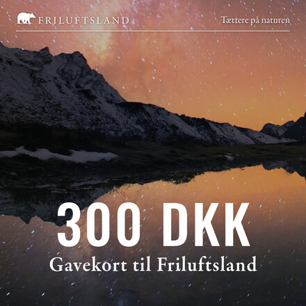 Friluftsland Gavekort 300 kr - Digitalt