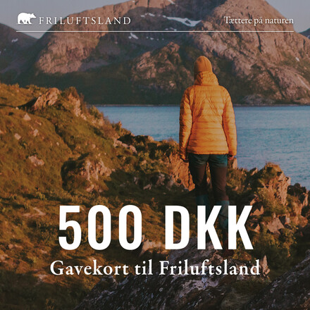 Friluftsland Gavekort 500 kr - Digitalt
