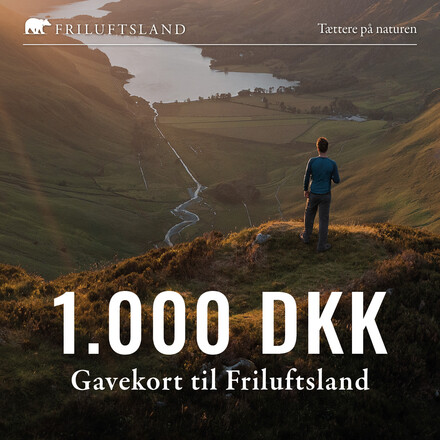 Friluftsland Gavekort 1000 kr - Digitalt
