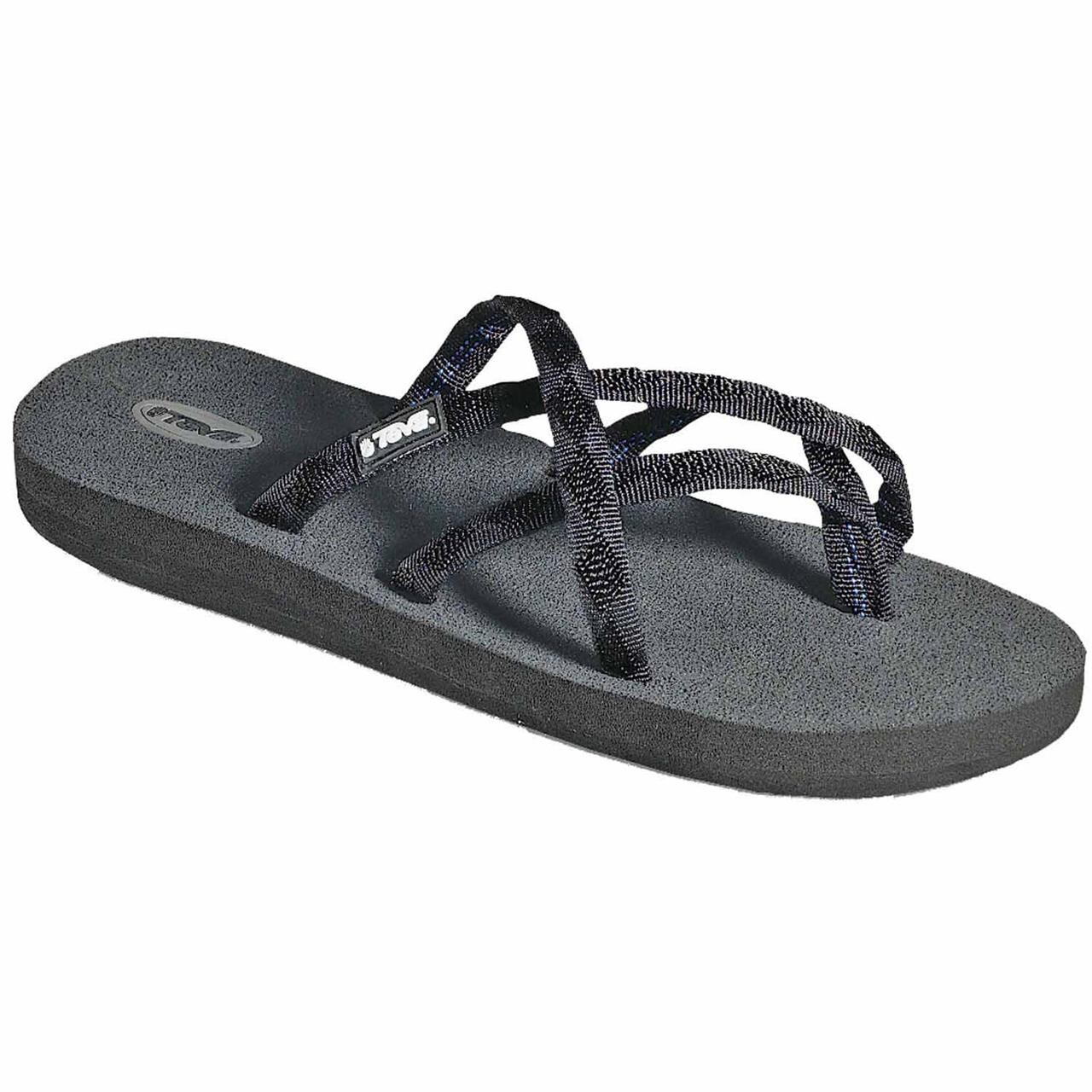 Teva Womens Olowahu  (Sort (MIX B ON BLACK) 40)