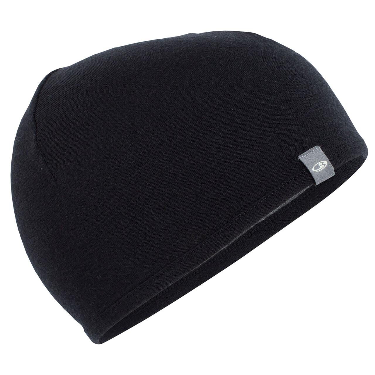 #3 - Icebreaker Pocket 200 Hat (Sort (BLACK/GRITSTONE HTHR) One size)