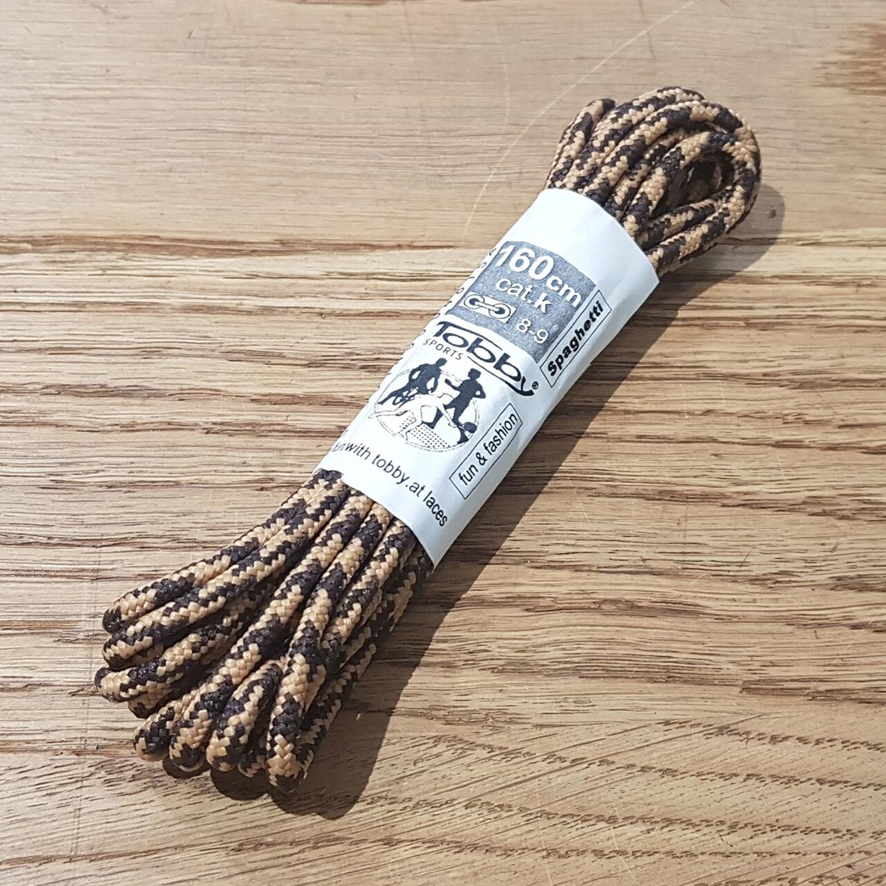 Tobby Spaghetti Laces (Brun (COFFEE/MUSCADE) 140 cm)