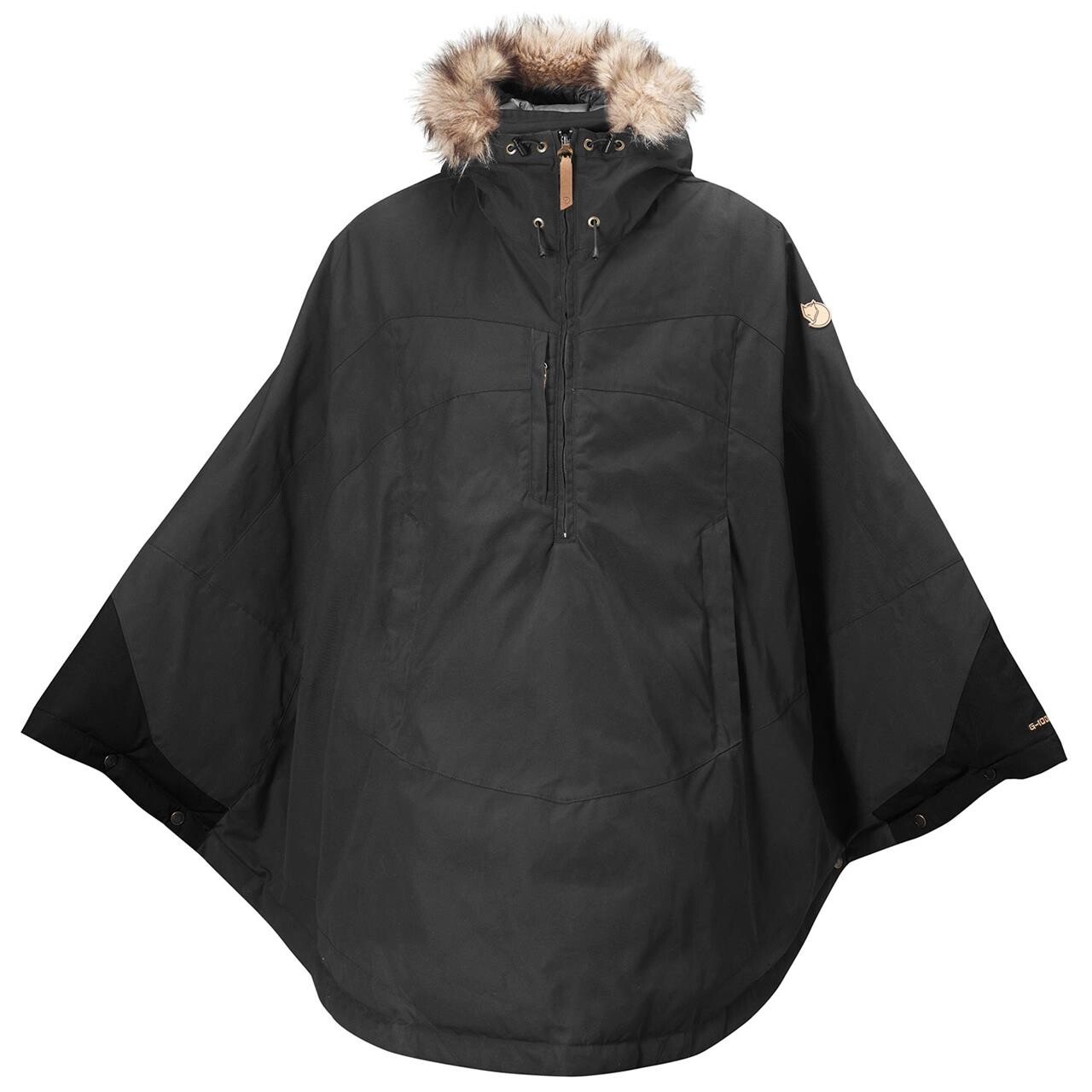 Se Fjällräven Womens Luhkka Cape (Grå (DARK GREY/030) X-small) hos Friluftsland.dk