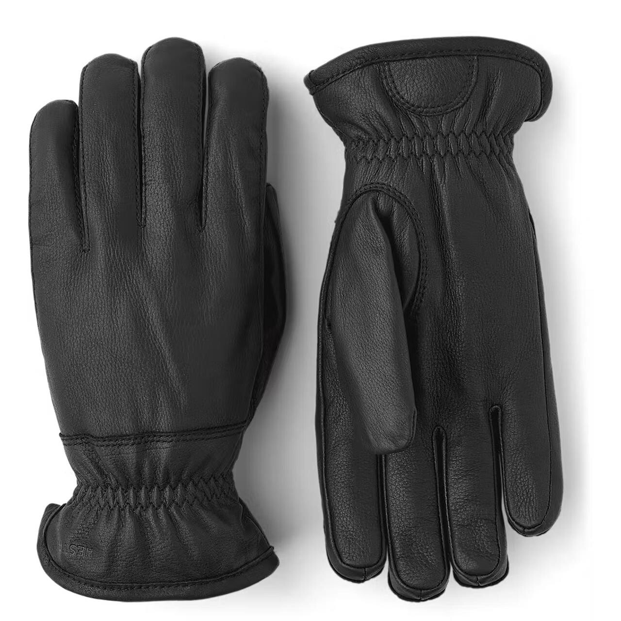 Hestra Mens Deerskin Winter Lined (Sort (BLACK) 8)
