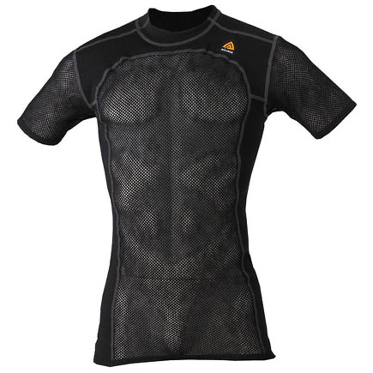Aclima Mens Woolnet T-Shirt  (Sort (JET BLACK) Large)
