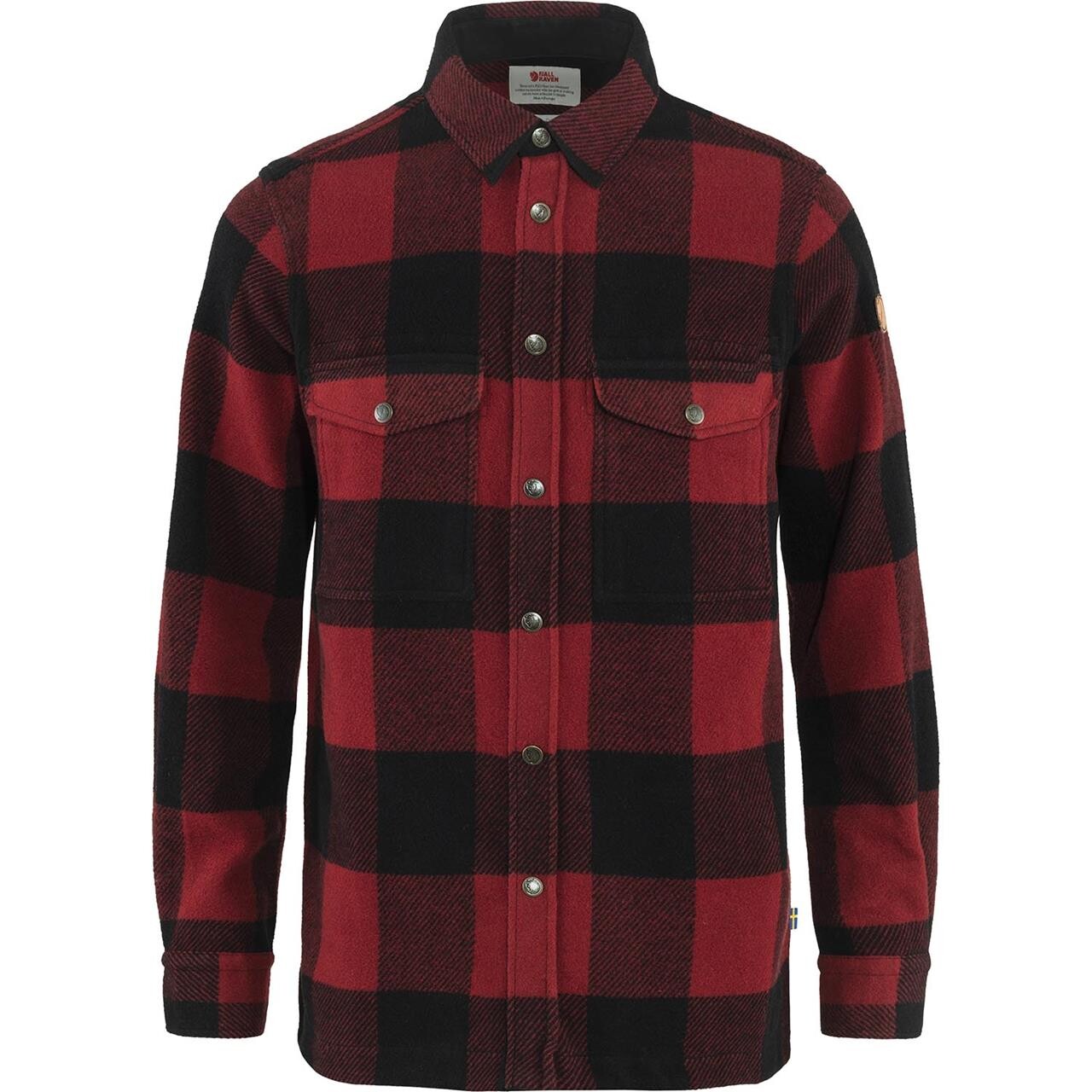 Fjällräven Mens Canada Shirt  (Rød (RED/320) Small)
