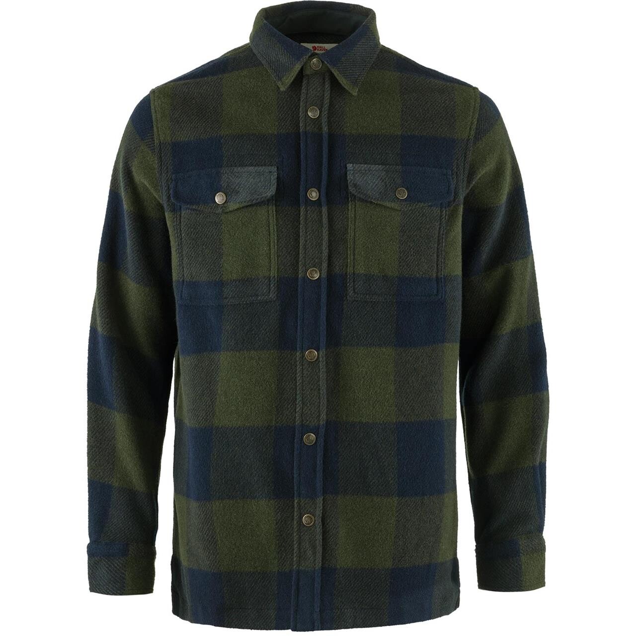 Fjällräven Mens Canada Shirt  (Grøn (DEEP FOREST-DARK NAVY/662-555) Large)